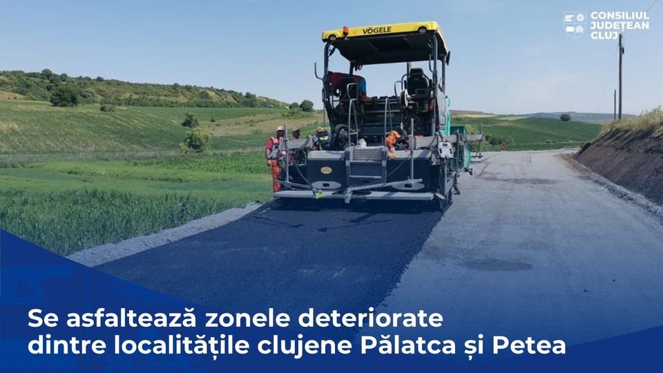 Localitatile Palatca si Petea vor avea asfalt nou., Localitatile Palatca si Petea vor avea asfalt nou., Stiri Turda - MinaDeStiri