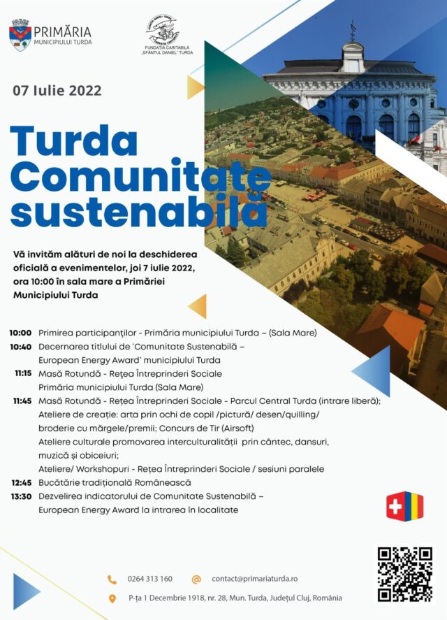 Titlul de „Comunitate Sustenabilă – European Energy Award” acordat municipiului Turda., Titlul de „Comunitate Sustenabilă – European Energy Award” acordat municipiului Turda., Stiri Turda - MinaDeStiri