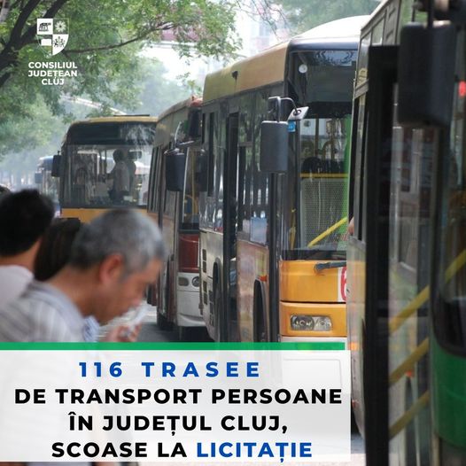 Consiliul Judetean Cluj scoate la licitatie 116 trasee de transport persoane in judetul Cluj., Consiliul Judetean Cluj scoate la licitatie 116 trasee de transport persoane in judetul Cluj., Stiri Turda - MinaDeStiri