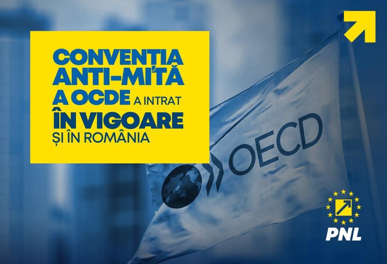 Din 22 septembrie Conventia Anti-Mita a OCDE este in vigoare si in Romania., Cristina Burciu-din 22 septembrie Conventia Anti-Mita a OCDE este in vigoare si in Romania., Stiri Turda - MinaDeStiri