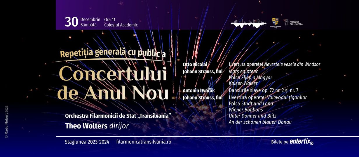 Filarmonica de Stat Transilvania-concert extraordinar de Anul Nou., Filarmonica de Stat Transilvania-concert extraordinar de Anul Nou., Stiri Turda - MinaDeStiri